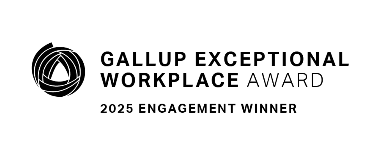 Gallup exceptional workplace award logo