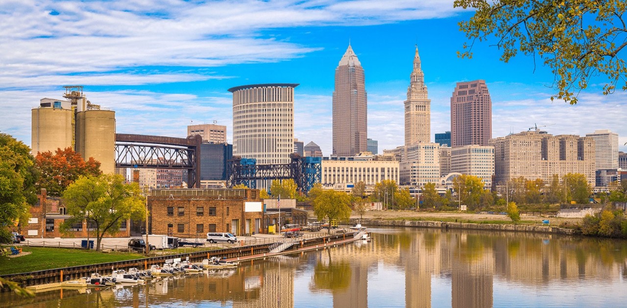 Skyline of Cleveland, OH