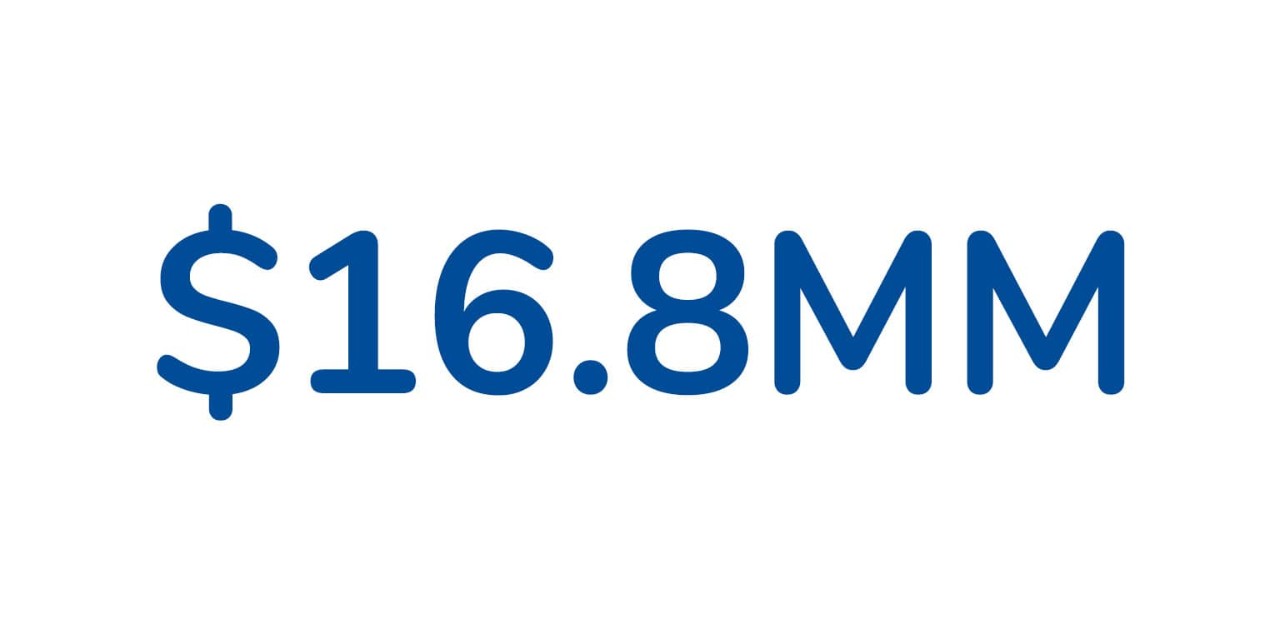 $16.8MM