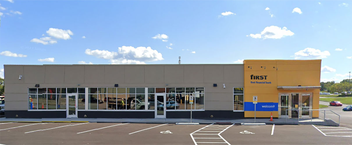Exterior of First Financial's Roselawn location in Cincinnati